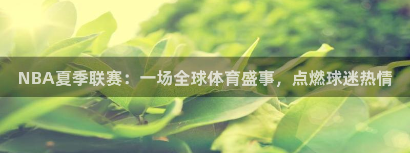 NBA夏季联赛：一场全球体育盛事，点燃球迷热情