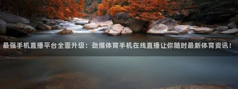 最强手机直播平台全面升级：劲爆体育手机在线直播让你随时最新体育资讯！